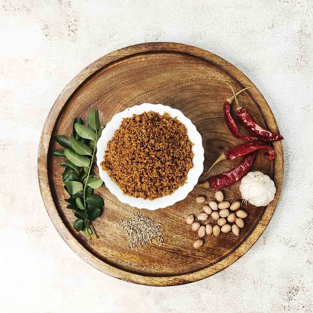 Palli Karam Podi - South Indian Peanut Powder Recipe